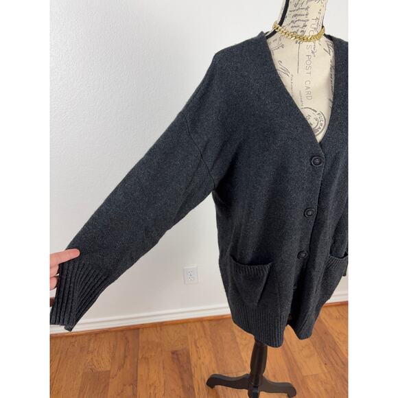 B45 Naadam Luxe Cashmere Grandpa Cardigan Womens S Scandi French Girl Capsule - Picture 8 of 10